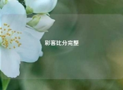 彩客比分完整