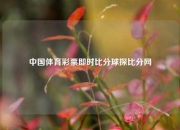 中国体育彩票即时比分球探比分网