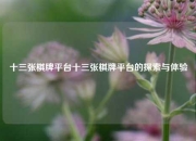十三张棋牌平台十三张棋牌平台的探索与体验