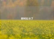 即时比分了