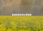 英雄联盟电竞比赛直播