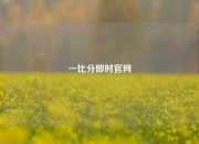 一比分即时官网