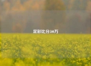 足彩比分500万