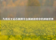 九线拉王钻石棋牌平台揭秘游戏中的神秘世界