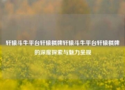 轩辕斗牛平台轩辕棋牌轩辕斗牛平台轩辕棋牌的深度探索与魅力呈现