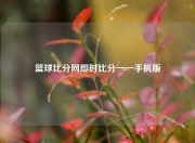 篮球比分网即时比分一一手机版