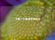 下载一个雷速体育比分