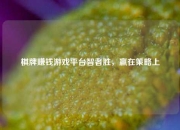 棋牌赚钱游戏平台智者胜，赢在策略上
