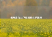德州扑克app下载简易教学视频