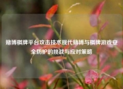 赌博棋牌平台攻击技术现代赌博与棋牌游戏安全防护的挑战与应对策略