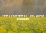 719棋牌平台揭秘719棋牌平台，安全、合法与高效的游戏体验