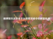 棋牌娱乐送彩金平台探索游戏中的财富机遇
