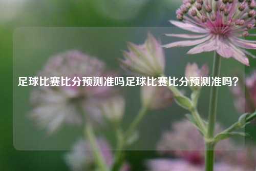 足球比赛比分预测准吗足球比赛比分预测准吗？