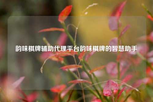 韵味棋牌辅助代理平台韵味棋牌的智慧助手