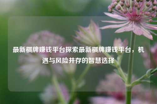 最新棋牌赚钱平台探索最新棋牌赚钱平台，机遇与风险并存的智慧选择