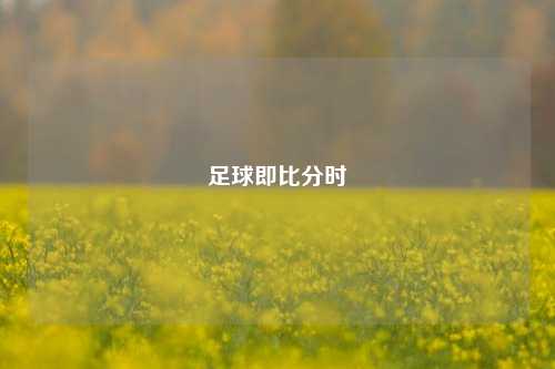 足球即比分时