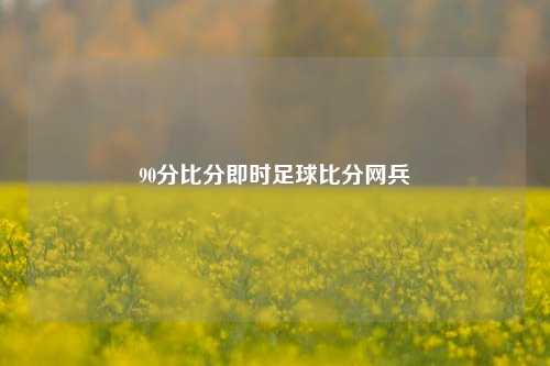 90分比分即时足球比分网兵