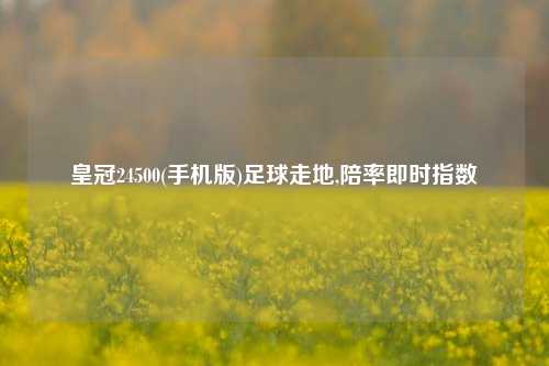 皇冠24500(手机版)足球走地,陪率即时指数