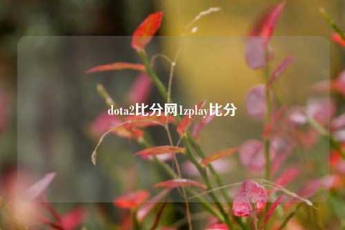 dota2比分网1zplay比分